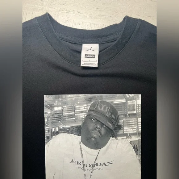 Supreme x Jordan Biggie Graphic T-Shirt - Picture 3 of 7